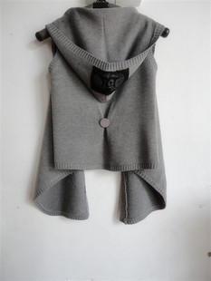 2012 spring and autumn opshacom all-match vest cardigan short jacket hooded sweater