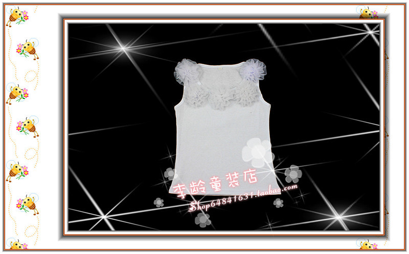 2012 spring and summer girls clothing - neon shine basic long design tank child female child vest