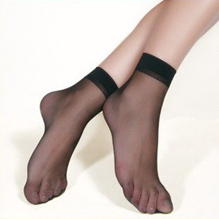 2012 spring and summer LANGSHA crystal silk short socks ultra-thin stockings Women 2 double