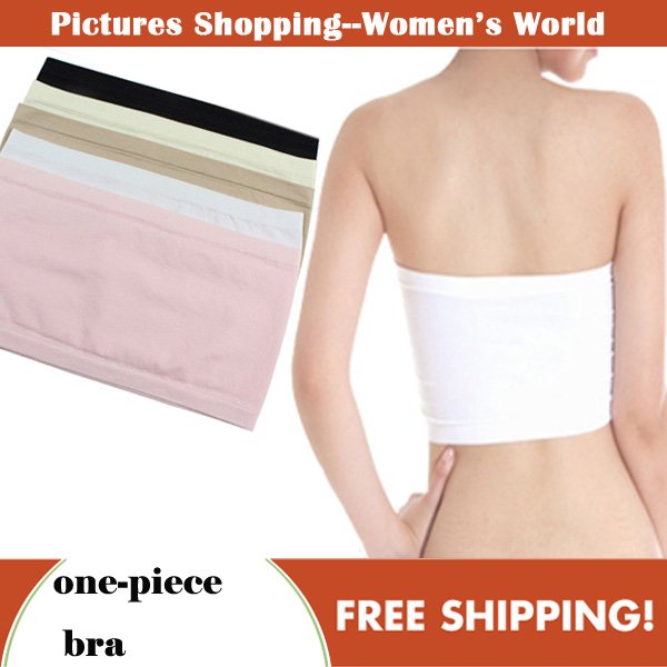 2012 spring and summer seamless one piece type elastic single tier tube top all-match basic tube top free shipping