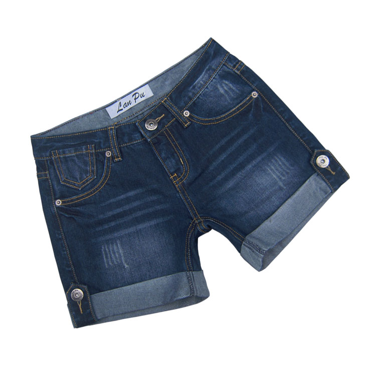 2012 spring and summer women's slim summer pants denim shorts plus size shorts spring new arrival