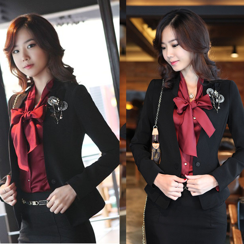 2012 spring fashion elegant quality white collar ol professional set skirt formal set female