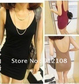 2012 spring new sexy skin-friendly wild bottoming European style halter strap dress