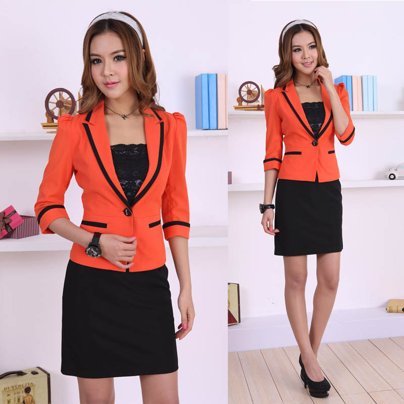 2012 spring professional set fashion women's professional skirt slim work wear work wear 6508