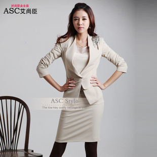 2012 spring professional set women's fashion formal twinset