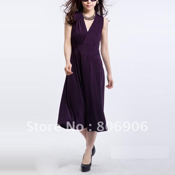 2012 summer clothes hot selling dresses fashion dress  L024 One-piece Dress free shipping wholesale and retail