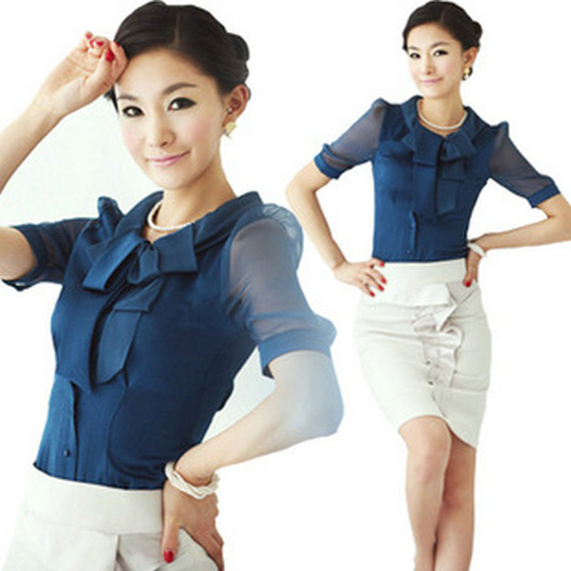 2012 summer clothing ol work wear plus size work wear fashion chiffon skirt dress set