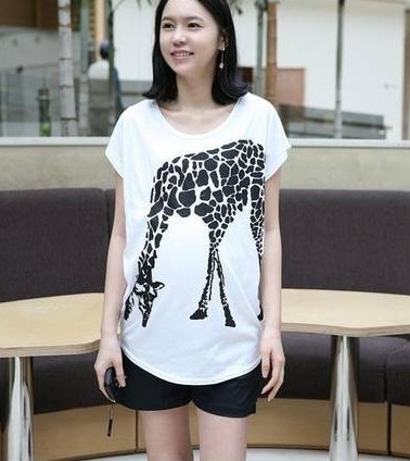 2012 summer maternity clothing maternity short-sleeve T-shirt top cy39