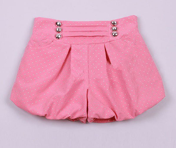 2012 Summer New arrival Rivet Polka Dot Short Pants Lady Fashion Short Bloomers