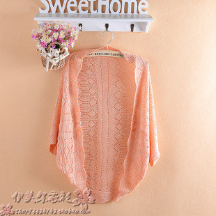 2012 summer small shoulder cape type cardigan women's sun protection clothing thin air conditioner shirt coat