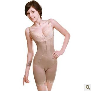 2012 Summer ultra-thin slimming collagen abdomen drawing butt-lifting body shaping bodysuit beauty care clothing free shipping