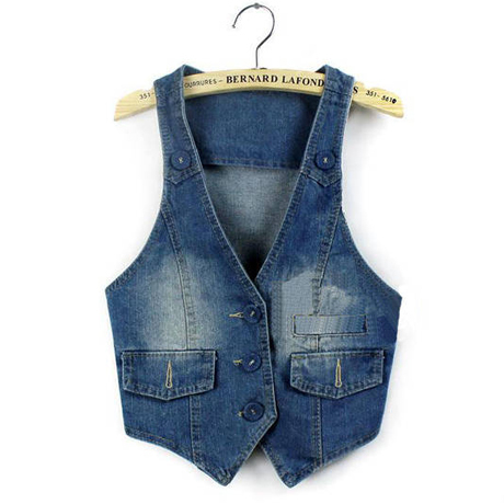 2012 summer women's fashion all-match casual denim vest female denim vest