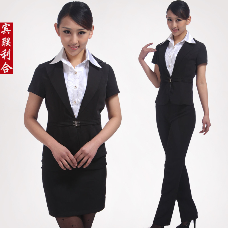 2012 summer women's work wear OL outfit formal career dress set skirt uniform x292