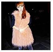 2012 sz winter faux long wool medium-long outerwear vest