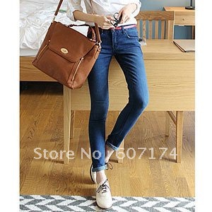 2012 Top sell women skinny Denim jeans,casual pencil pants,S:S-L,#0826