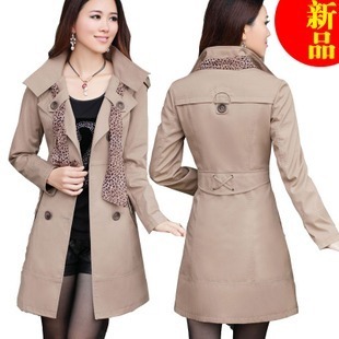 2012 trench women's autumn and winter outerwear long design slim spring and autumn double breasted women's trench female