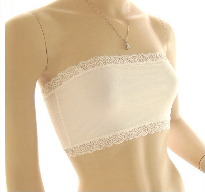 2012 tube top lace modal white black tube top tube top lace underwear laciness