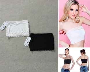 2012 underwear anti emptied underwear all-match tube top tube top underwear short lace design