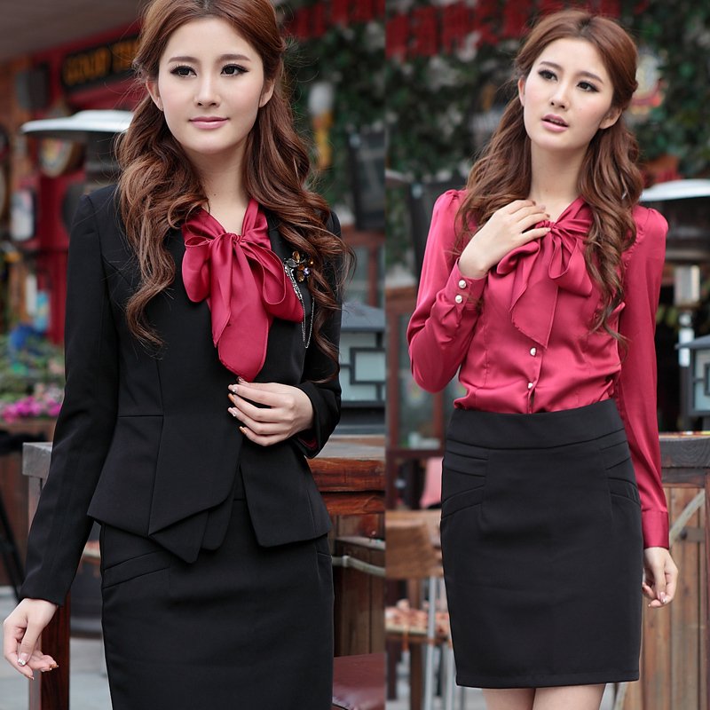 2012 uniforms ol professional set spring and autumn clothing suit skirt formal fashion work wear