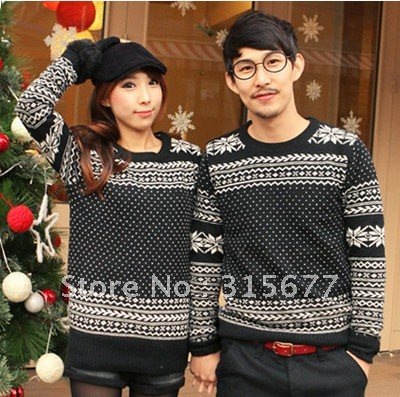 2012 vintage pullovers for men/women casualElk decorative pattern design slim&fit knitting sweater coat M-XL free shipping702Y31