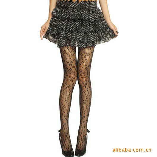 2012 Western Fashion  Leopard Stocking  retro tights Old Black Fishnet Hose Pantyhose Tights