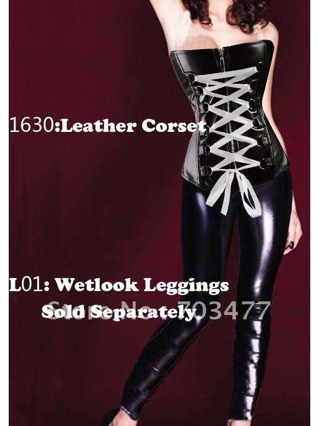 2012 Wholesale and retailer white lace-up front for cinching strapless overbust corset front zipper corset free shipping