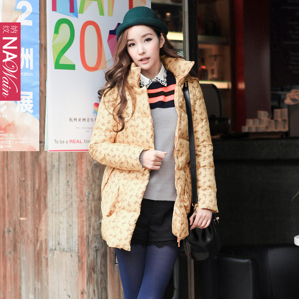 2012 winter depreciating medium-long down coat Women n41561e