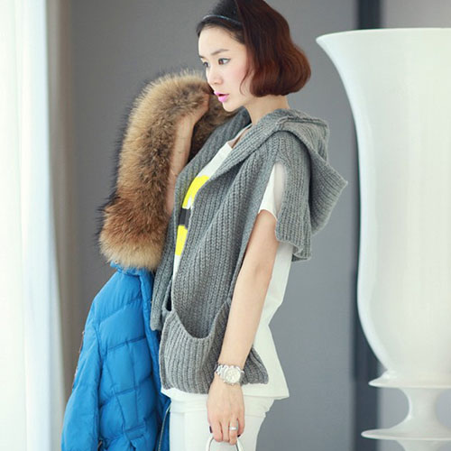 2012 winter slim medium-long down coat female women's thickening vlsivery large raccoon fur vest collocation