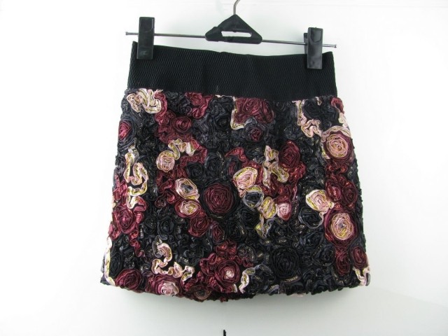 2012 winter thickening double layer flower bag skirt bust skirt a-line skirt 6 limited