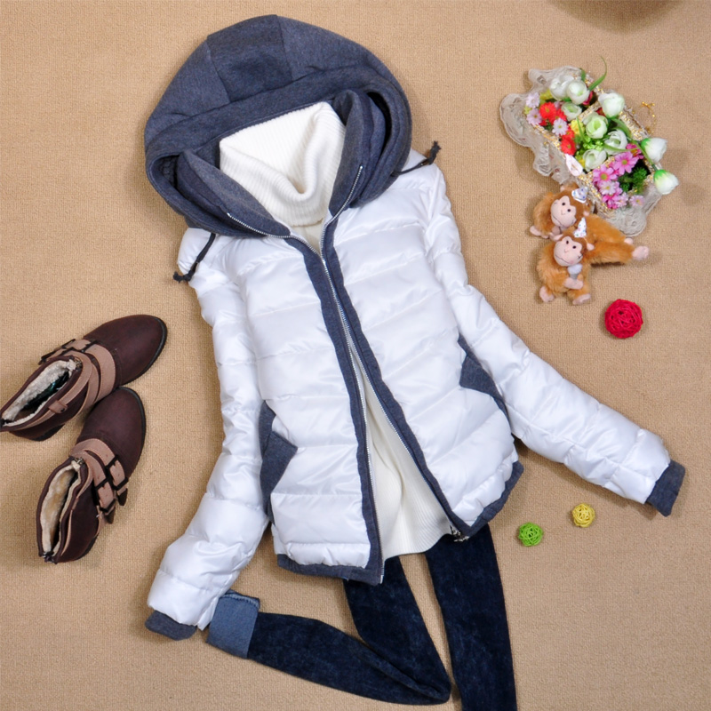 2012 winter thickening short design wadded jacket outerwear hooded small cotton-padded jacket women's down wadded jacket