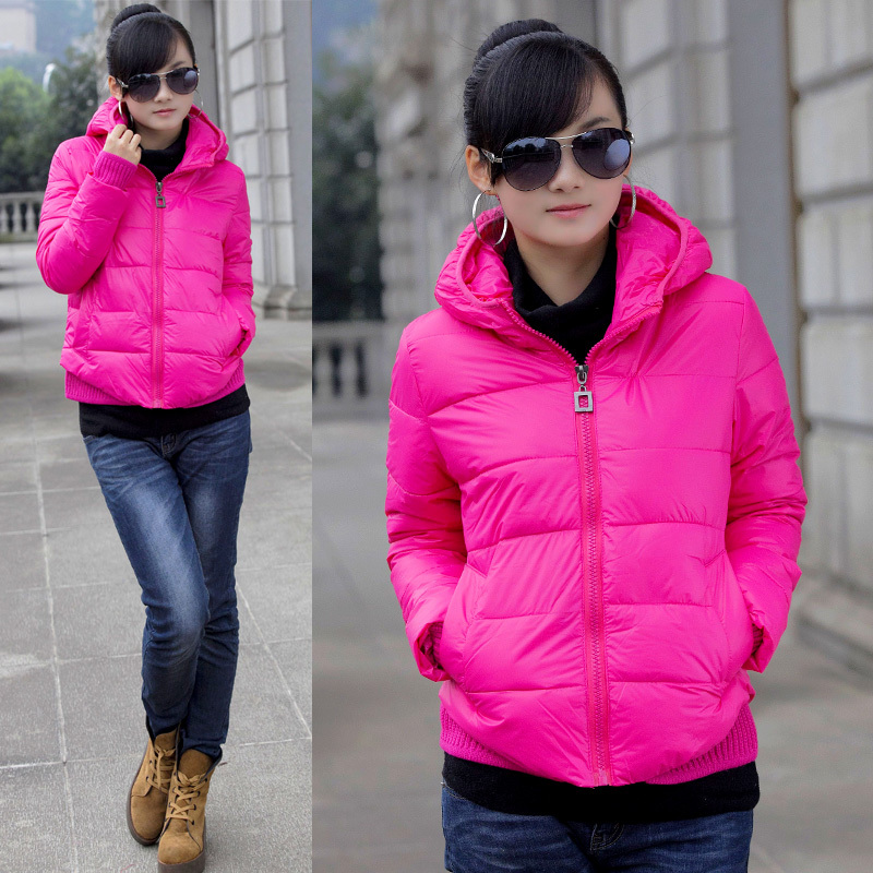 2012 winter thickening solid color wadded jacket repair thick outerwear cotton-padded jacket small cotton-padded jacket women's