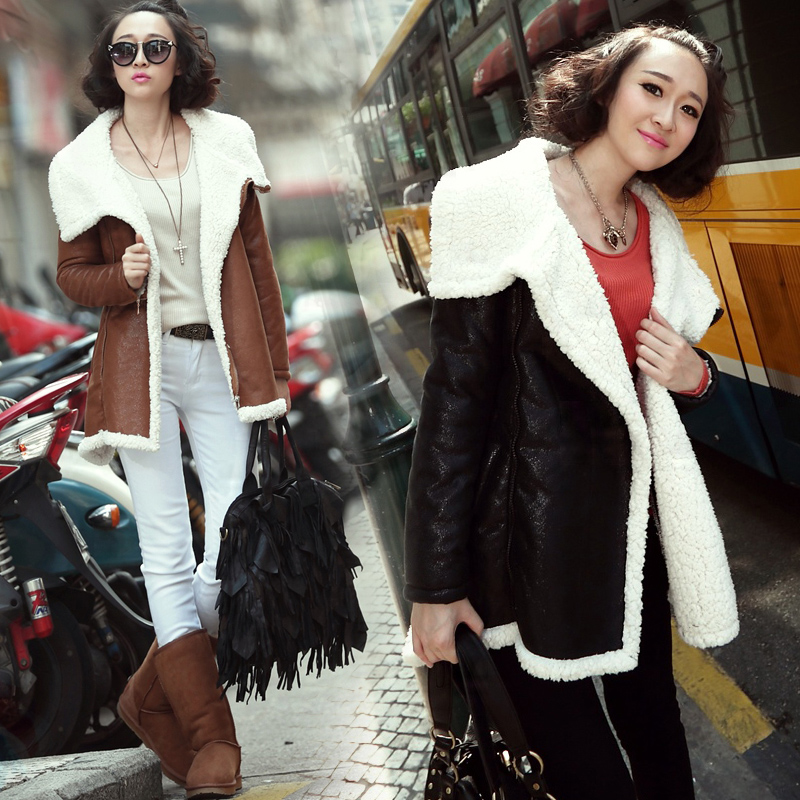 2012 Winter Wadded Jacket Medium-long Cotton-padded Jacket Outerwear