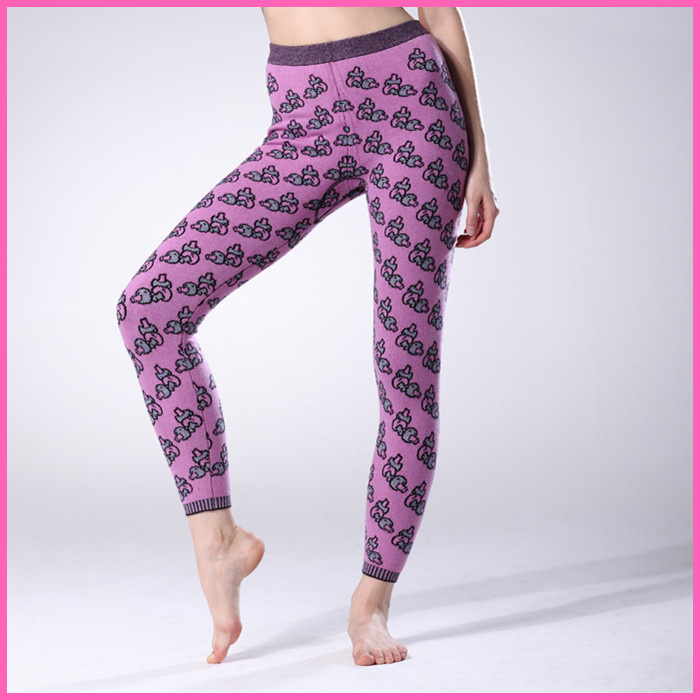 2012 winter women's cashmere pants women's wool pants thermal trousers legging