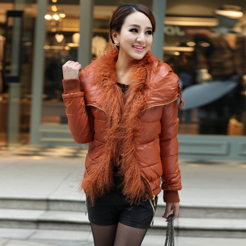 2012 winter women's down cotton short jacket wadded jacket cotton-padded jacket female