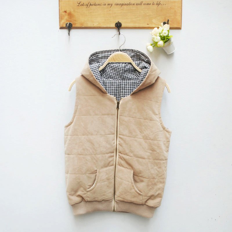 2012 winter Women's Vest (Positive and negative can wear)  Free Shipping