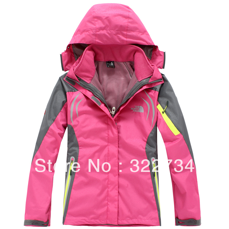 2012 women green military jacket long sleeve geometry design patchwork windbreaker skiing wears outdoor clothing