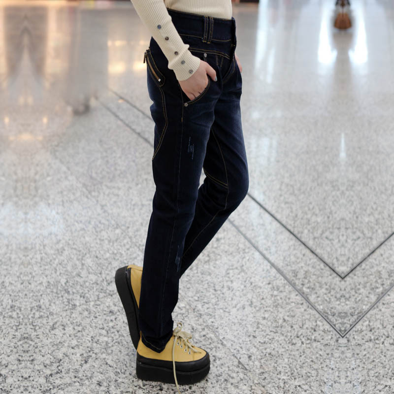 2012 women's all-match slim double skinny pants jeans