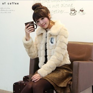 2012 women's autumn and winter cherryspoon elegant sweet gentlewomen artificial leather short jacket