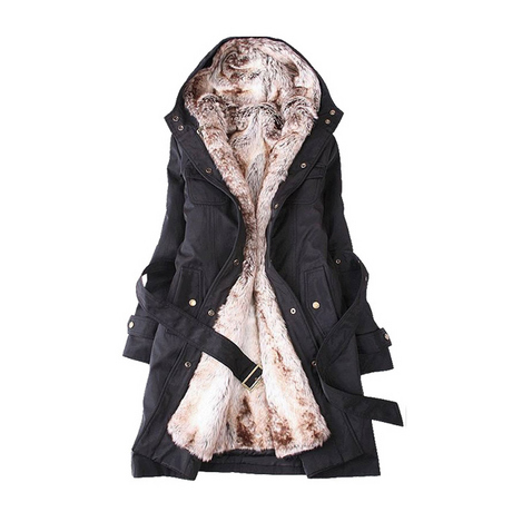 2012 women's autumn and winter cotton-padded jacket outerwear wool liner medium-long thickening cotton-padded jacket plus size