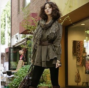 2012 women's autumn hot-selling elegant faux leather velvet casual elegant o-neck belt one-piece dress 8110