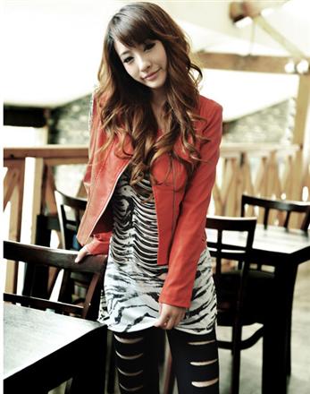 2012 women's autumn small leather clothing outerwear short design female fashion PU slim short jacket