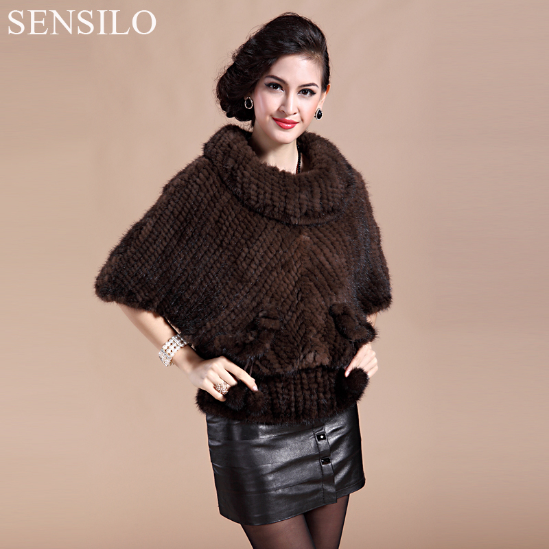 2012 women's batwing sleeve big turn down collar mink fur coat genuine mink fur knitted cape short sleeve mink fur overcoat