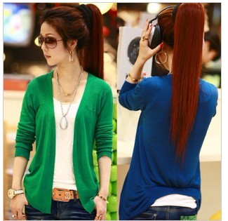 2012 women's d320 casual irregular sweep no button cardigan long-sleeve fashion outerwear