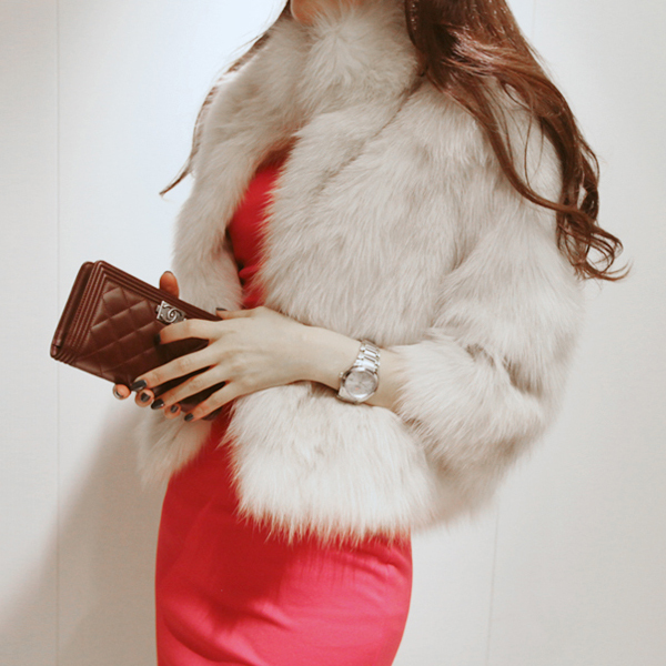 2012 women's elegant luxury coat short design women's fur