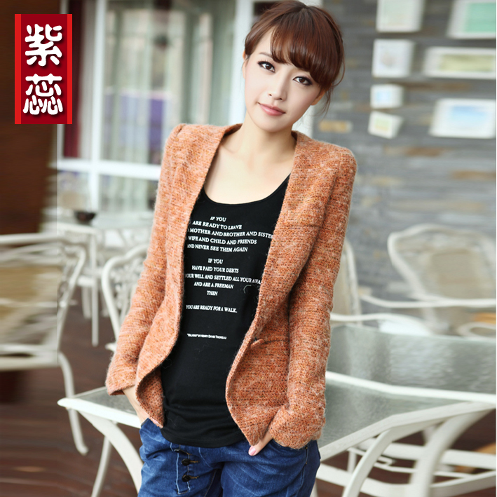 2012 women's fashion blazer slim short jacket suit sun protection clothing outerwear women's plus size