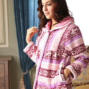 2012 women's fashion coral fleece sleep set lounge z11008