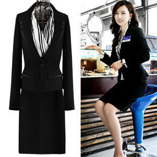 2012 women's fashion summer work wear short-sleeve slim skirt set ol work wear one-piece dress