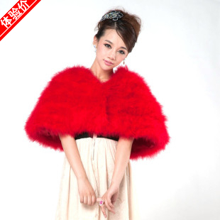 2012 women's fashionable casual ultra-short of paragraph sleeveless fur cape hot-selling