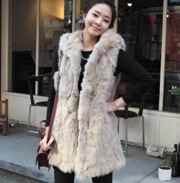 2012 women's faux cape vest thermal vest outerwear fur fur vest Faux Fur