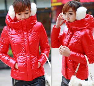 2012 women's plus size short design wadded jacket bread cotton-padded jacket sistance cotton-padded jacket women outerwear xxl